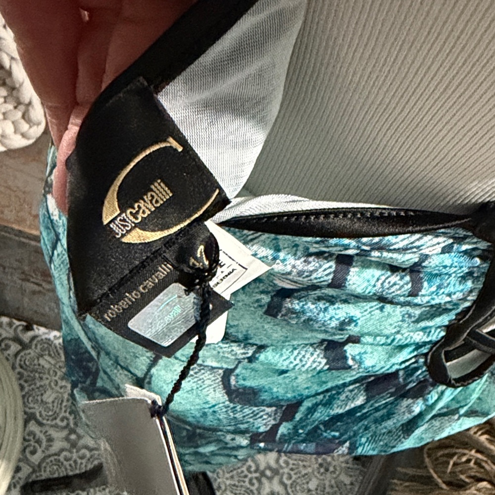 Robert Cavalli Just Cavalli Python print bodycon … - image 9